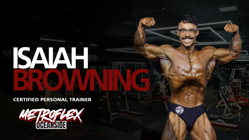 Coach Isaiah at MetroFlex Gym Oceanside.