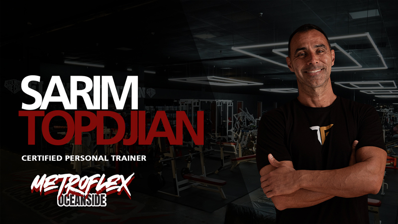 Coach Sarim at MetroFlex Gym Oceanside.